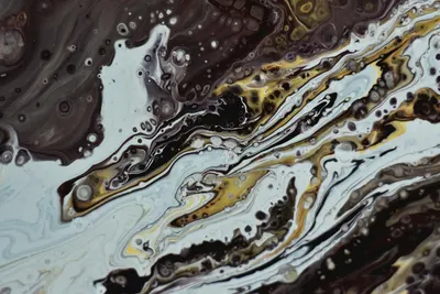 Abstract fluid art with swirling earthy tones and patterns, creating a dynamic a 4k abstract wallpaper