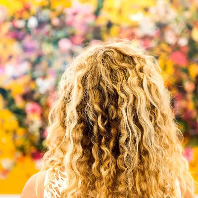 Blonde hair art 4k abstract wallpaper