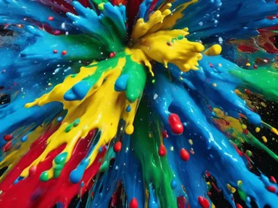 Color Explosion Paint Splash phone abstract wallpaper