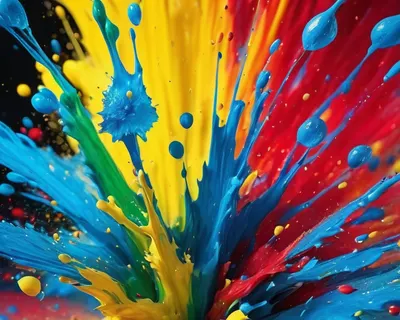 Color Explosion Paint Splash tablet abstract wallpaper