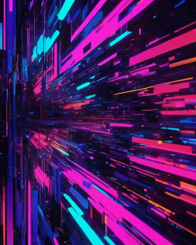 Digital Glitch Art 4k abstract wallpaper