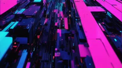 Digital Glitch Art phone abstract wallpaper