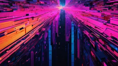 Digital Glitch Art tablet abstract wallpaper