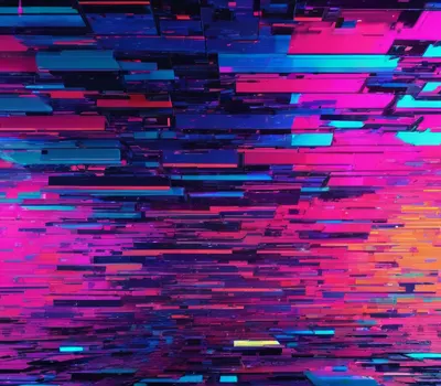 Digital Glitch Art tablet abstract wallpaper