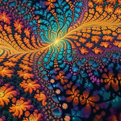 Fractal Universe Infinite phone abstract wallpaper