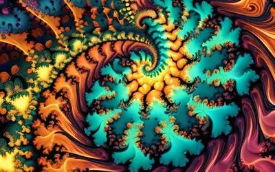 Fractal Universe Infinite tablet abstract wallpaper