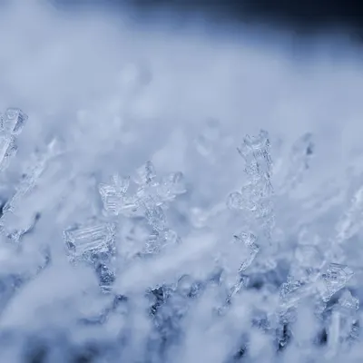 Ice crystals snowflakes 4k abstract wallpaper
