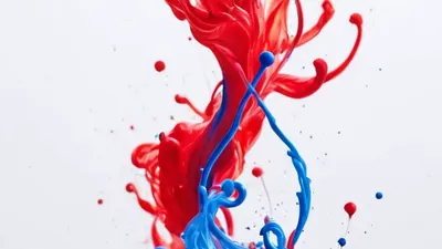 Ink in Water Macro phone abstract wallpaper