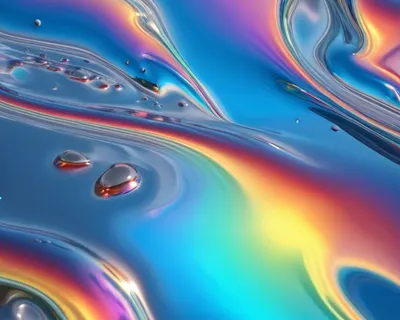 Liquid Chrome Reflection phone abstract wallpaper