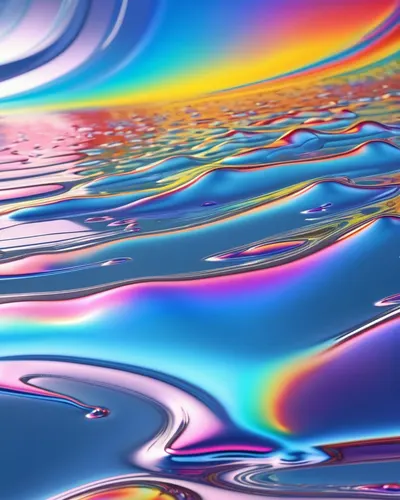 Liquid Chrome Reflection tablet abstract wallpaper