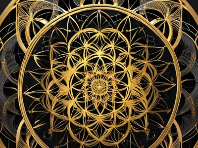 Sacred Geometry Pattern tablet abstract wallpaper