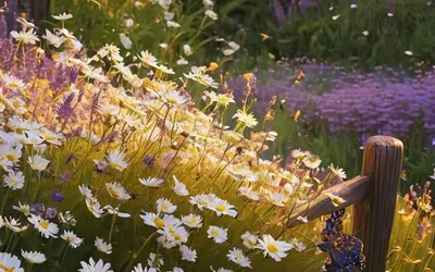 Cottagecore Wildflower Meadow phone aesthetic wallpaper