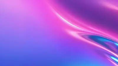 Holographic Gradient Waves phone aesthetic wallpaper