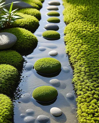 Japanese Aesthetic Zen Garden phone aesthetic wallpaper