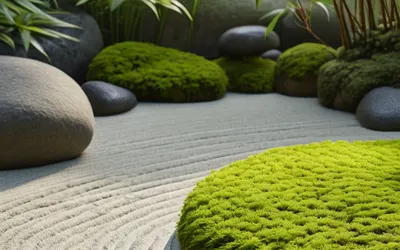 Japanese Aesthetic Zen Garden tablet aesthetic wallpaper