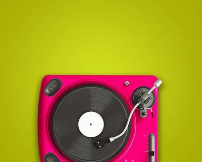 Record player vinyl music 4k aesthetic wallpaper