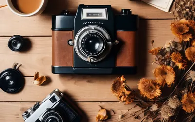 Retro Vinyl and Coffee tablet aesthetic wallpaper