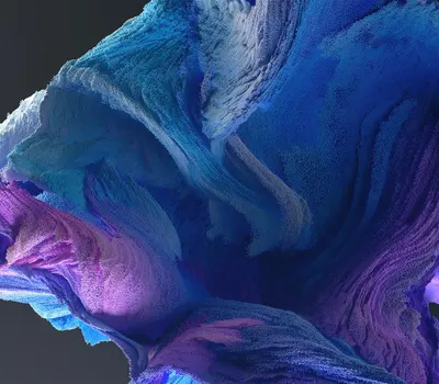 Vivid 3D abstract texture in blue, purple, and pink hues, showcasing creativity  4k aesthetic wallpaper