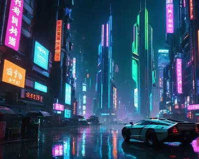 Anime Cyberpunk City hd anime wallpaper