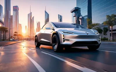 Cybertruck Futuristic City hd cars wallpaper