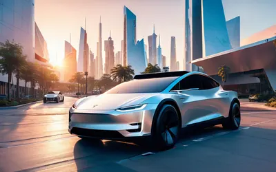 Cybertruck Futuristic City hd cars wallpaper