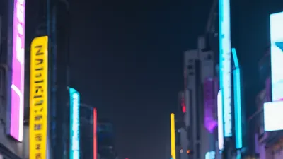 Lamborghini Neon City phone cars wallpaper