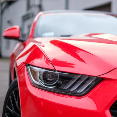 Mustang gt red 4k cars wallpaper
