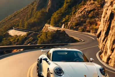 Porsche 911 Mountain Road phone cars wallpaper