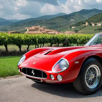 Vintage Ferrari Red hd cars wallpaper