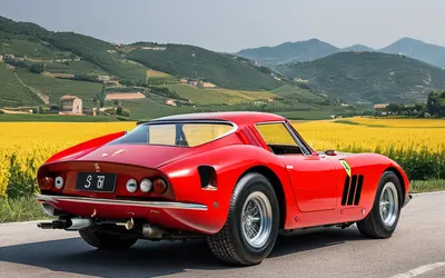 Vintage Ferrari Red tablet cars wallpaper