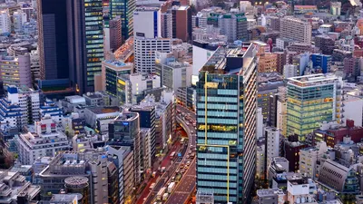 Building valley city view street 4k city wallpaper