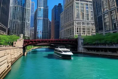 Chicago Architecture River tablet city wallpaper