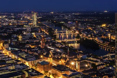 City frankfurt cityscape 4k city wallpaper