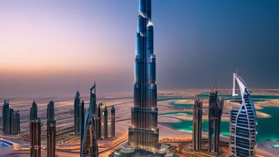 Dubai Futuristic Skyline tablet city wallpaper
