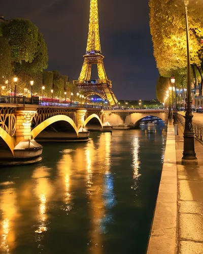 Paris Eiffel Tower Night phone city wallpaper