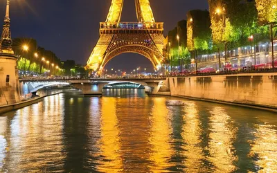 Paris Eiffel Tower Night phone city wallpaper