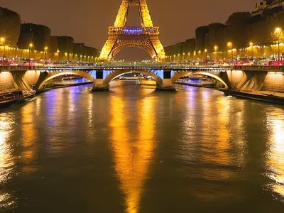 Paris Eiffel Tower Night tablet city wallpaper