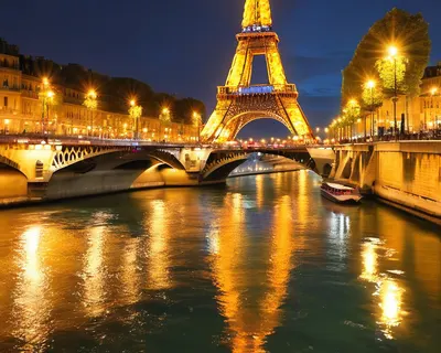 Paris Eiffel Tower Night tablet city wallpaper