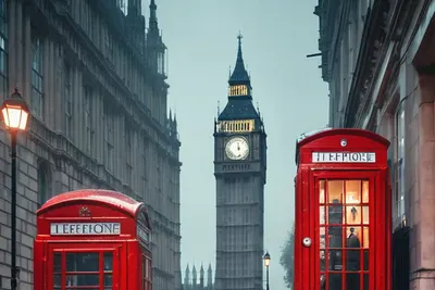 Rainy London Street phone city wallpaper