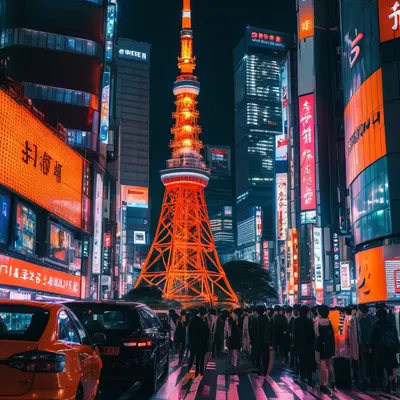 Tokyo Night Skyline tablet city wallpaper