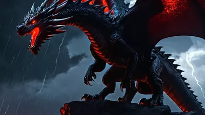 Dark Dragon Silhouette tablet dark wallpaper