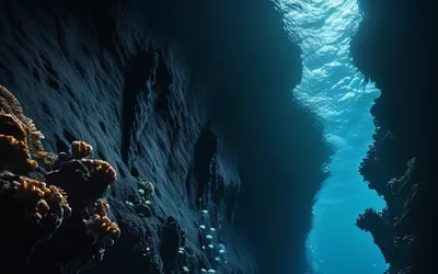 Dark Ocean Abyss tablet dark wallpaper