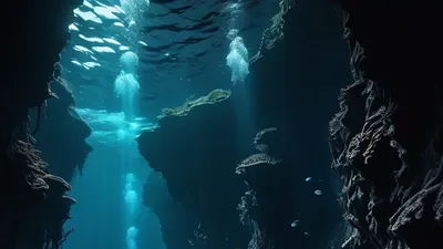 Dark Ocean Abyss tablet dark wallpaper