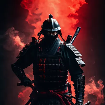 Dark Samurai in Shadows phone dark wallpaper