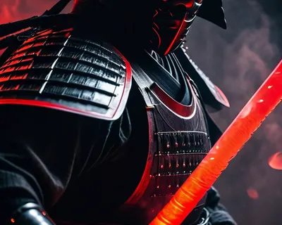 Dark Samurai in Shadows tablet dark wallpaper