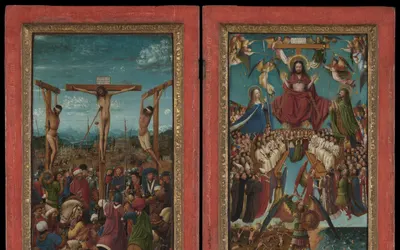 The Crucifixion; The Last Judgment hd dark wallpaper