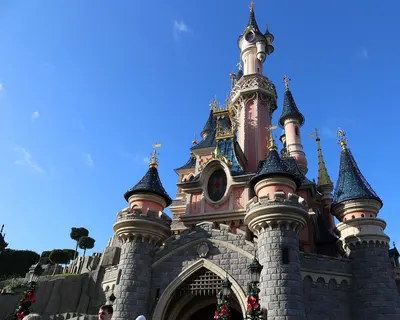 Disneyland castle paris 4k fantasy wallpaper