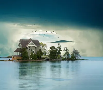 Landscape darling clouds 4k fantasy wallpaper