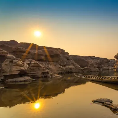 Landscape sunset nature 4k fantasy wallpaper