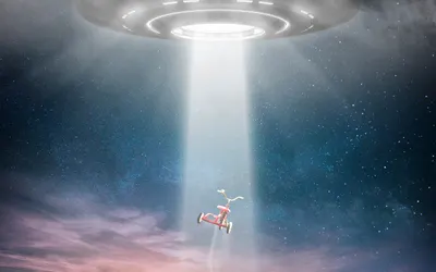 Ufo abduction fantasy 4k fantasy wallpaper